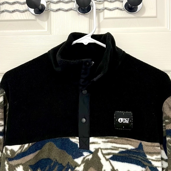 Picture Men’s M Fleece Mountains - Picture 2 of 5